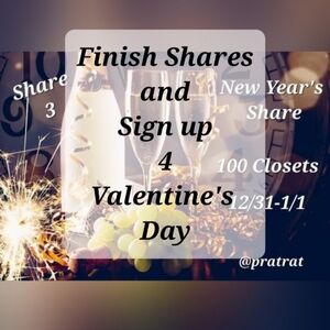 Finish Shares Here💖💖Sign Up For Valentine's Day Share Event💖💖